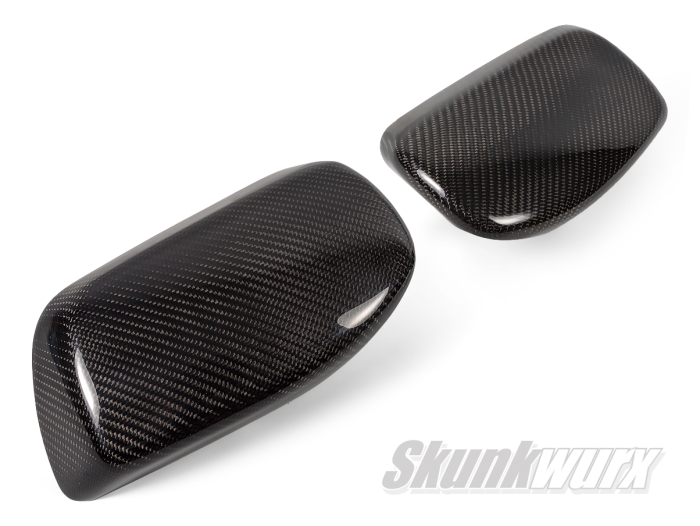 BMW 5/6-Series (E6x) Pre-LCI Carbon Fiber Wing Mirror Cover Replacements 2003-2007