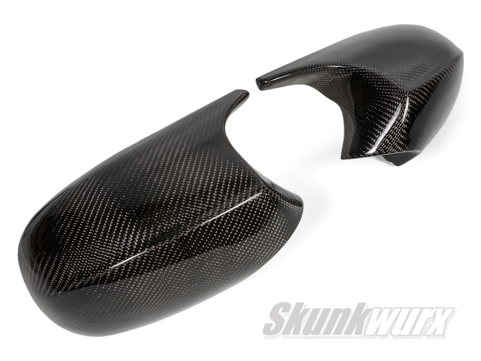 BMW 3-Series (E92 / E93) LCI M3-Style Carbon Fiber Wing Mirror Cover Replacements 2009-2013