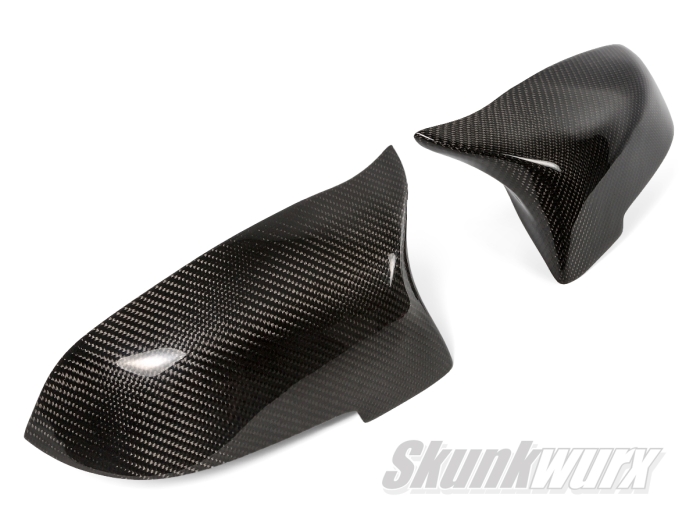 BMW 5/6-Series (F0x/F1x) LCI M-Style Carbon Fiber Wing Mirror Cover Replacements 2013-2018