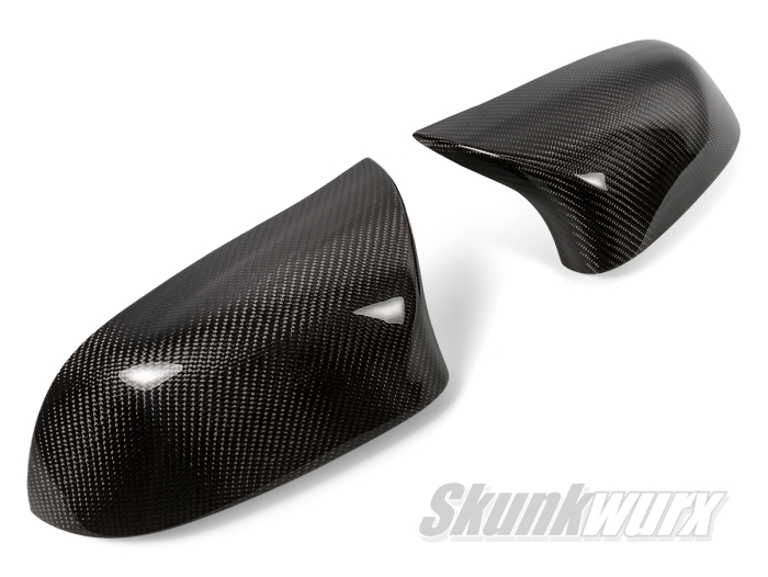 BMW X3/X4/X5/X6 (F1x/F2x) M-Style Carbon Fiber Wing Mirror Cover Replacements 2010-2019