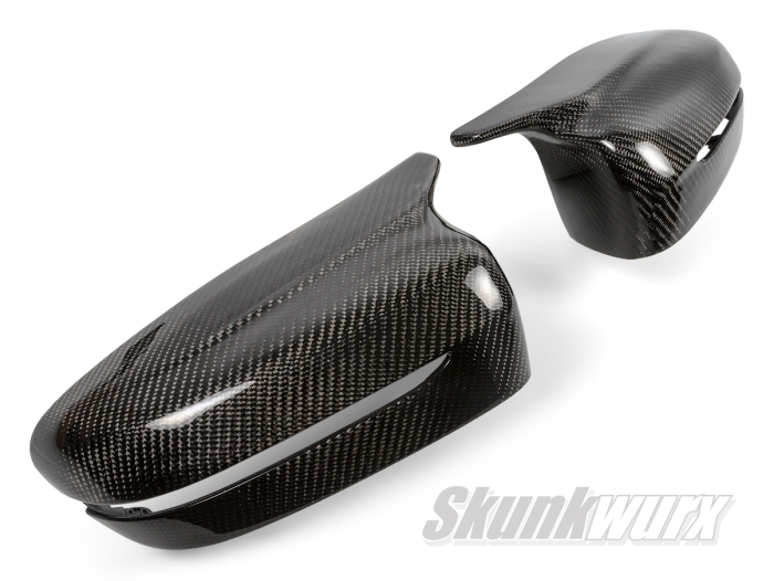 BMW 5/6/7/8-Series (G1x/G3x/G6x) M-Style Carbon Fiber Wing Mirror Cover Replacements RHD 2019+