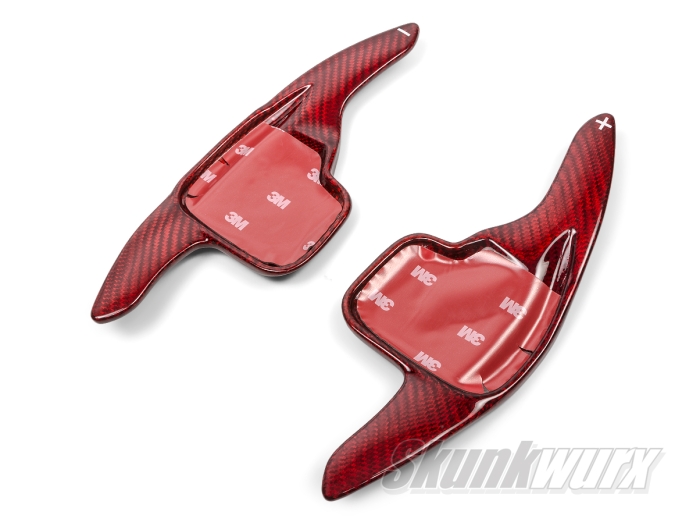 BMW F-Series/i8/Z4 Carbon Fibre Shift Paddles Extended (Gloss Red)