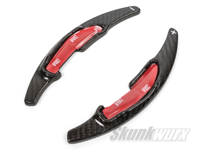 BMW M2/M3/M4/M5 F-Series Carbon Fibre Shift Paddles Extended (Gloss Black)