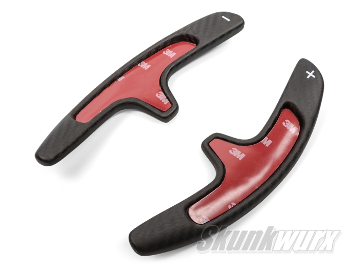 Porsche 991/997/Boxster/Cayman Carbon Fibre Shift Paddles Extended (Matte Black)