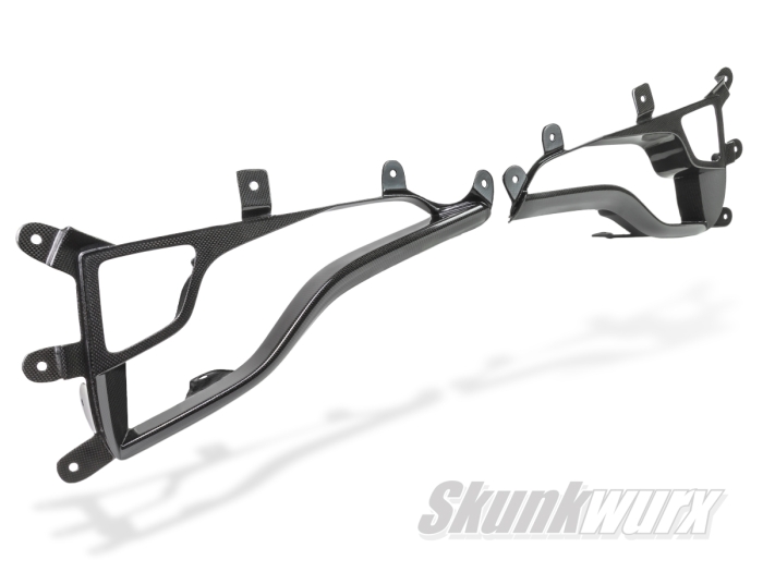 Ferrari 458 Carbon Fibre Rear Air Intake/Fog Light Trim Set (Gloss)