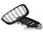 BMW 3-Series (F30/F31) M3 Look Front Bumper Kidney Grilles (Black Gloss)