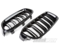 BMW 3-Series (F30/F31) M3 Look Front Bumper Kidney Grilles (Black Gloss)