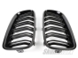 BMW 3-Series (F30/F31) M3 Look Front Bumper Kidney Grilles (Black Gloss)