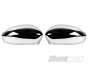 Fiat/Abarth 500/Punto Evo/Grande Chrome Wing Mirror Add-On Covers 2005-2018