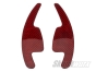 Audi A1/A3/A4/A5/Q5 etc 3rd Gen Carbon Fibre Shift Paddles Extended (Gloss Red)