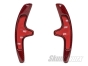 Porsche 991/997/Boxster/Cayman Carbon Fibre Shift Paddles Extended (Gloss Red)