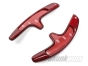 Porsche 991/997/Boxster/Cayman Carbon Fibre Shift Paddles Extended (Gloss Red)