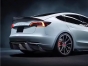 Tesla Model 3 Blade-Style Carbon Fiber Rear Boot Spoiler 2017-2023