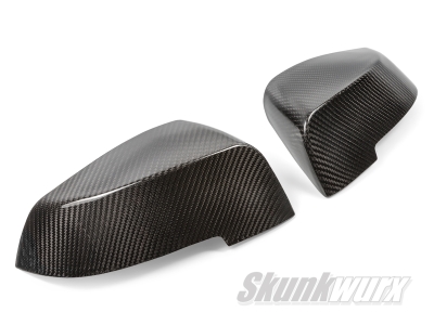 BMW 5/6-Series (F0x/F1x) LCI Carbon Fiber Wing Mirror Add-On Covers 2013-2018