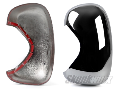 Renault Traffic / Nissan Primastar / Vauxhall Vivaro Chrome Wing Mirror Add-On Covers 2001-2014