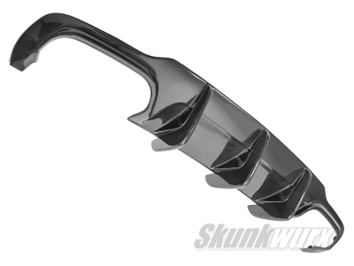 Mercedes C-Class (W204/C204) C63 AMG-Style Carbon Fiber Diffuser 2011-2015