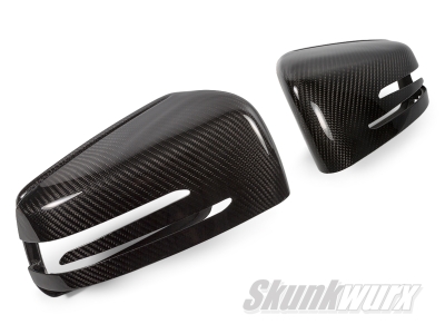 Mercedes A/B/C/E/CLA/CLS/GLA/GLK-Class Full Carbon Wing Mirror Cover Replacements 2007-2019