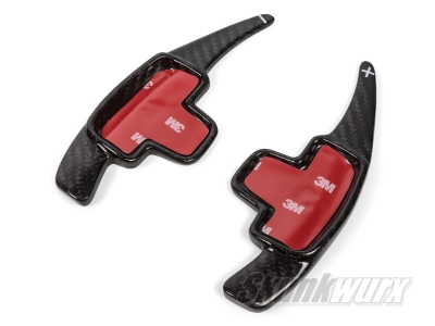 Mercedes A/B/C/E/G/SL-Class Carbon Fibre Shift Paddles Extended (Gloss Black)