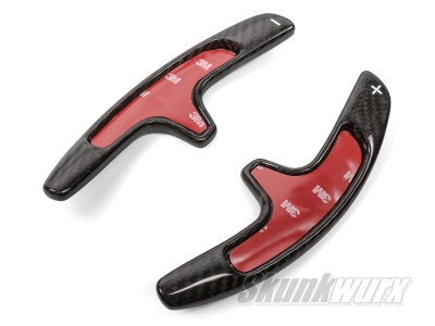 Porsche 991/997/Boxster/Cayman Carbon Fibre Shift Paddles Extended (Gloss Black)