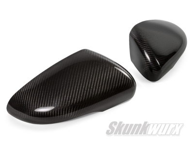 VW Golf MK6 / Touran MK1 Carbon Fiber Wing Mirror Add-On Covers 2008-2015