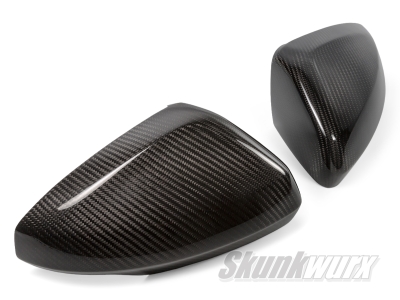 VW Polo MK5 (6R/6C) Carbon Fiber Wing Mirror Add-On Covers 2009-2017
