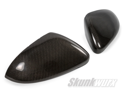 VW Golf MK7 / Touran MK2 Carbon Fiber Wing Mirror Cover Replacements 2012-2024