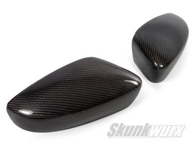 VW Up, Skoda Citigo/Rapid & SEAT Mii Carbon Fiber Wing Mirror Cover Replacements 2012-2017