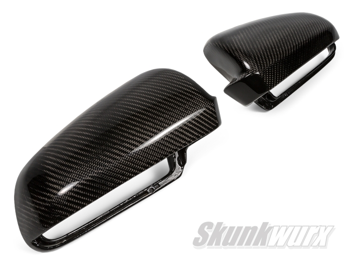Audi A3/S3/A4/S4/A6/S6 Carbon Fiber Wing Mirror Cover Replacements 2003-2012