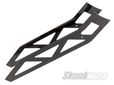 Vertical Upright Bracket for Rear Wing - Crosshatch Design